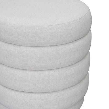 Demi Stool - Ecru Linen