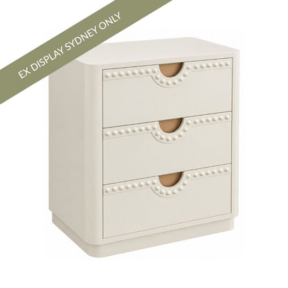 Sandy 80cm 3 Drawer Chest - OUTLET NSW