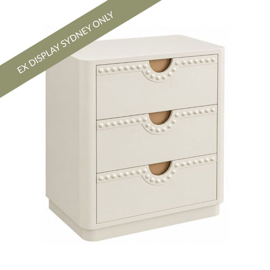 Sandy 80cm 3 Drawer Chest - OUTLET NSW