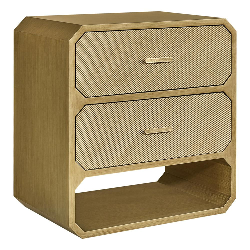 Anderson 2 Drawer Chest - Antique Gold