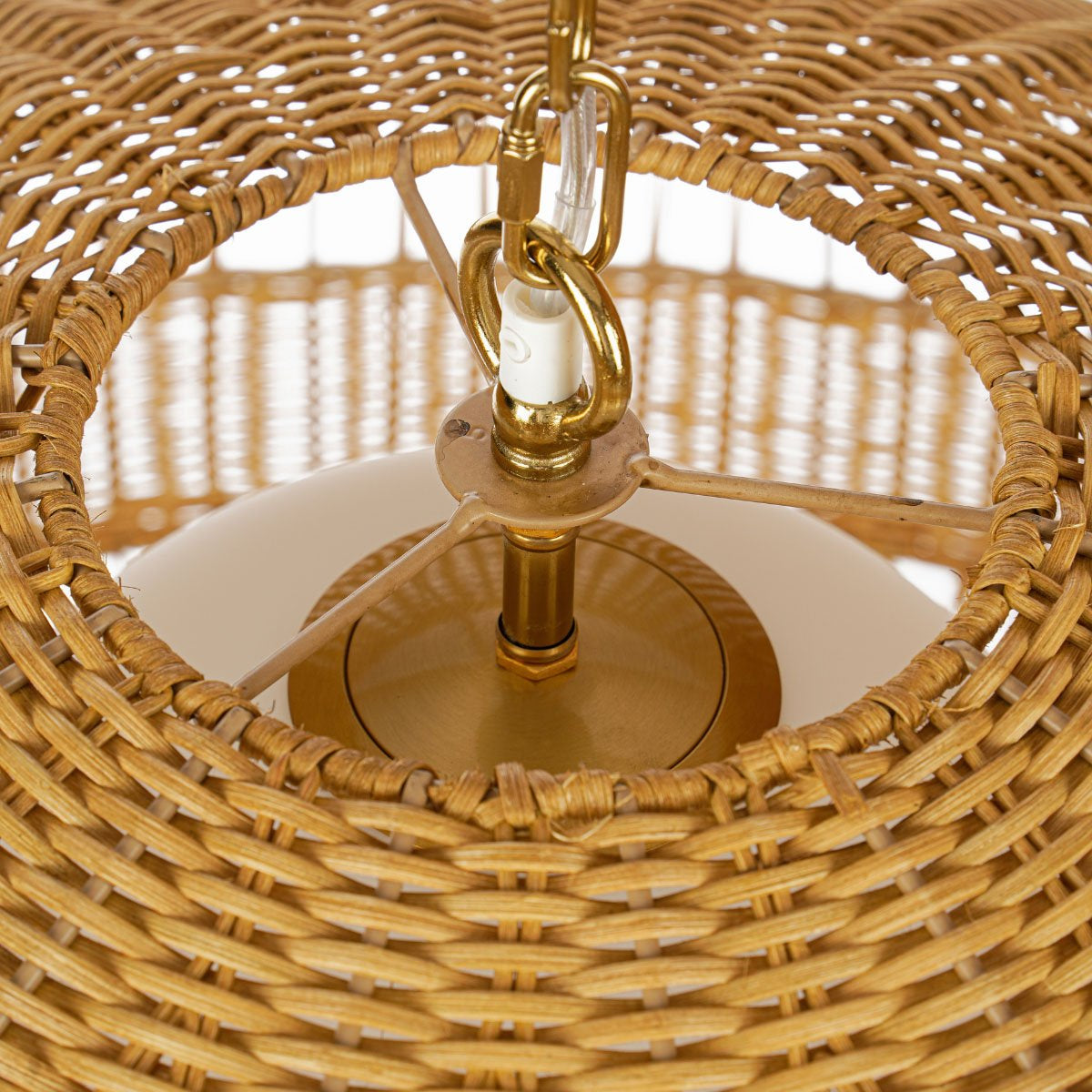 Fortaleza Rattan Pendant - Large Natural