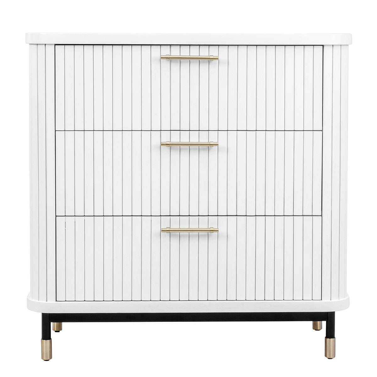 Sophia 96cm 3 Drawer Chest - White
