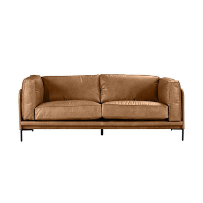 Keaton 2.5 Seater Sofa - Light Brown Leather
