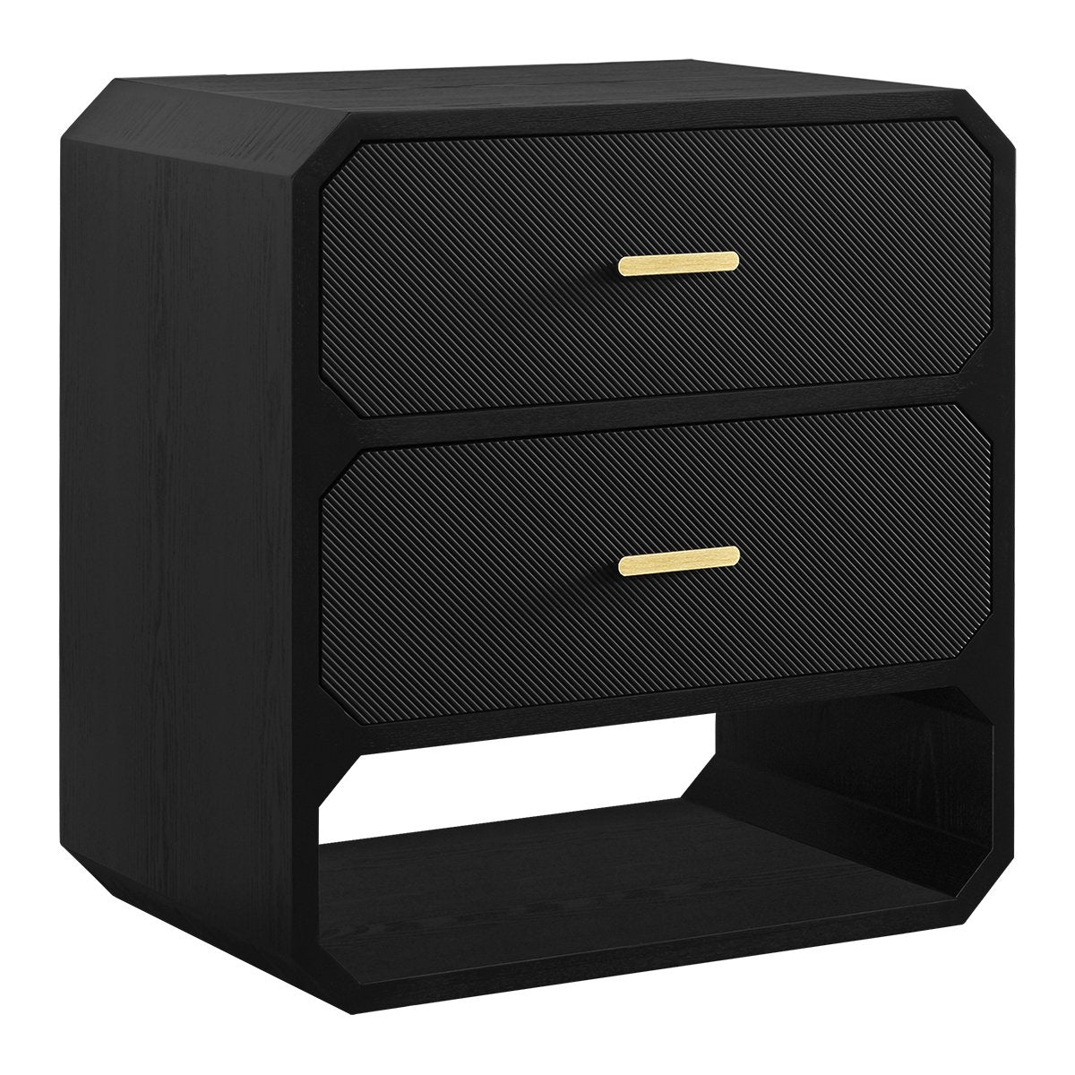 Anderson 2 Drawer Chest - Black