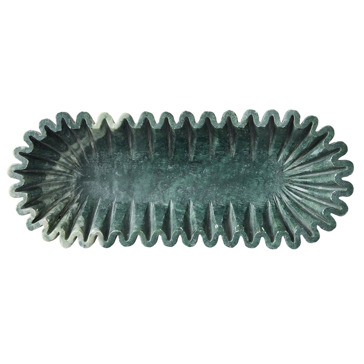 Aster Marble Bowl - Green
