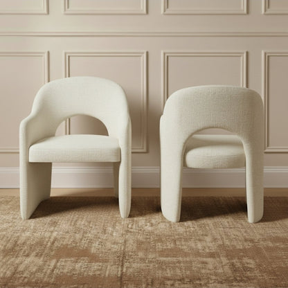Bree Dining Chair - Ivory