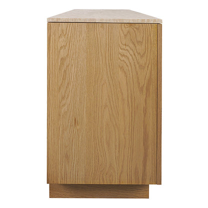 Benedict Natural Oak Buffet - Travertine