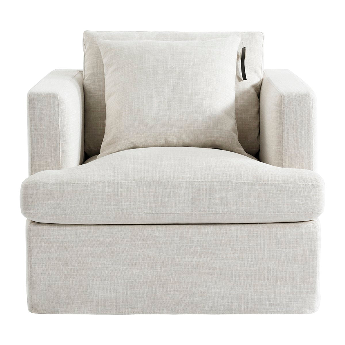 Birkshire Slip Cover Arm Chair - Off White Linen