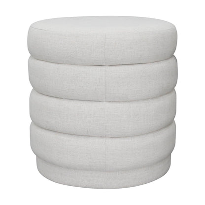 Demi Stool - Ecru Linen – view 2