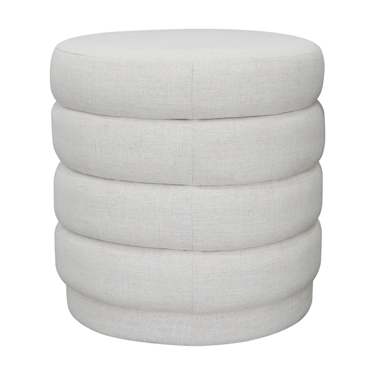 Demi Stool - Ecru Linen