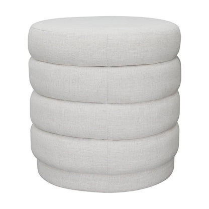 Demi Stool - Ecru Linen