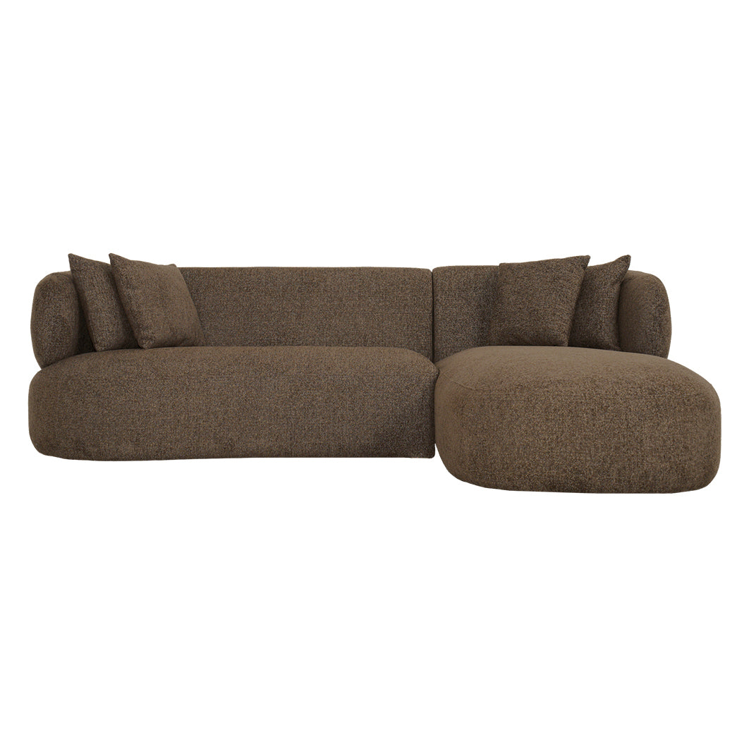 Greenwich Modular 3 Seater Sofa w Right Chaise - Espresso
