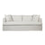 Birkshire 3 Seater Slip Cover Sofa - Off White Linen