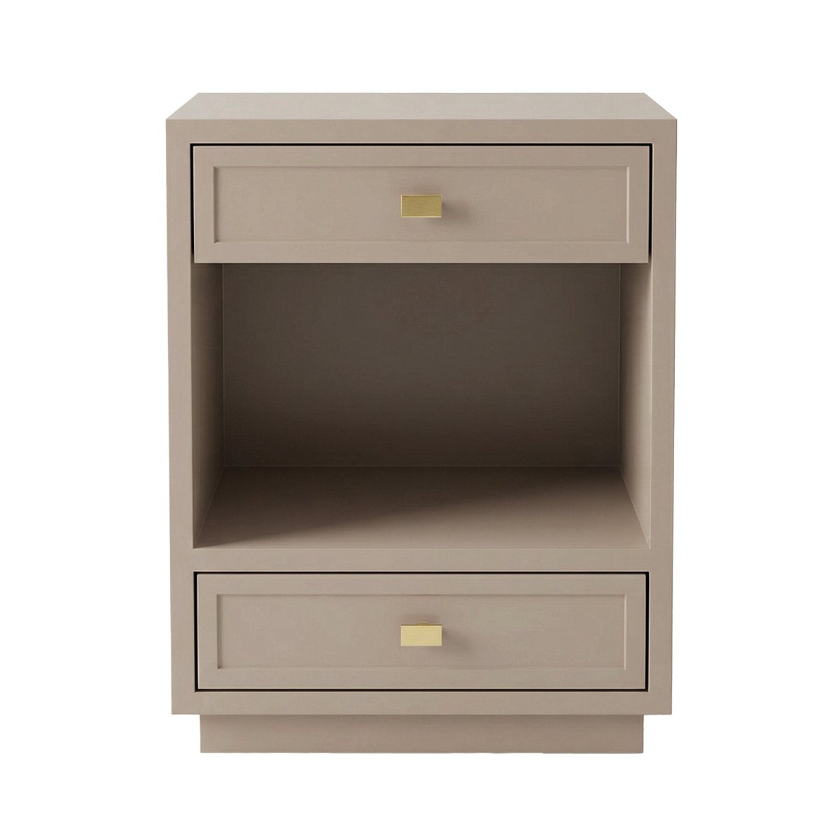 Logan Bedside Table - Small Taupe