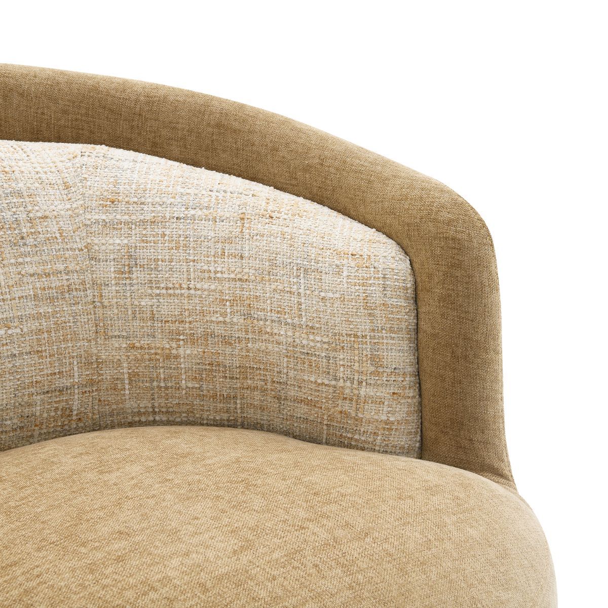 Pasadena Swivel Arm Chair - Camel