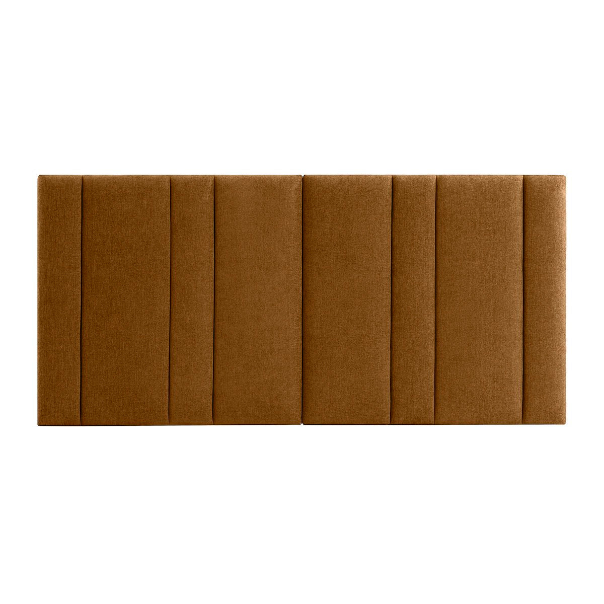 Bronx 277x130cm Queen Bedhead - Butterscotch