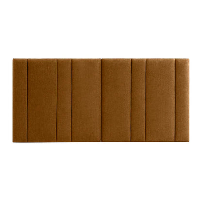 Bronx 277x130cm Queen Bedhead - Butterscotch