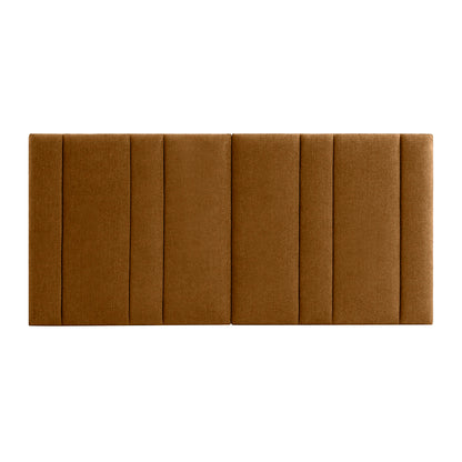 Bronx 277x130cm Queen Bedhead - Butterscotch