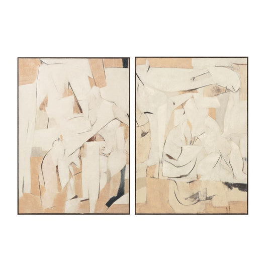 Tether Set of Two Canvas Paintings