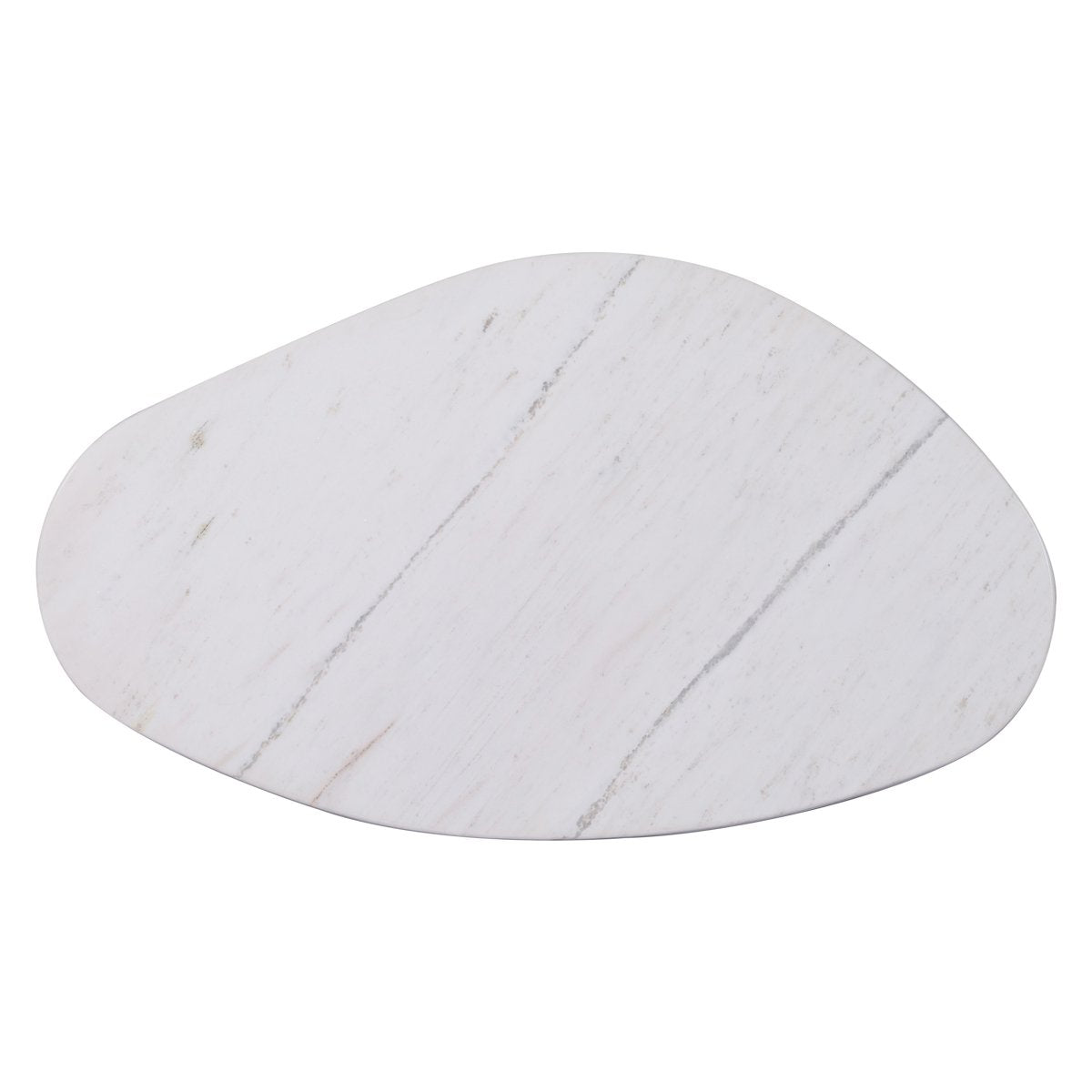 Solstice White Marble Coffee Table - Small Antique Gold