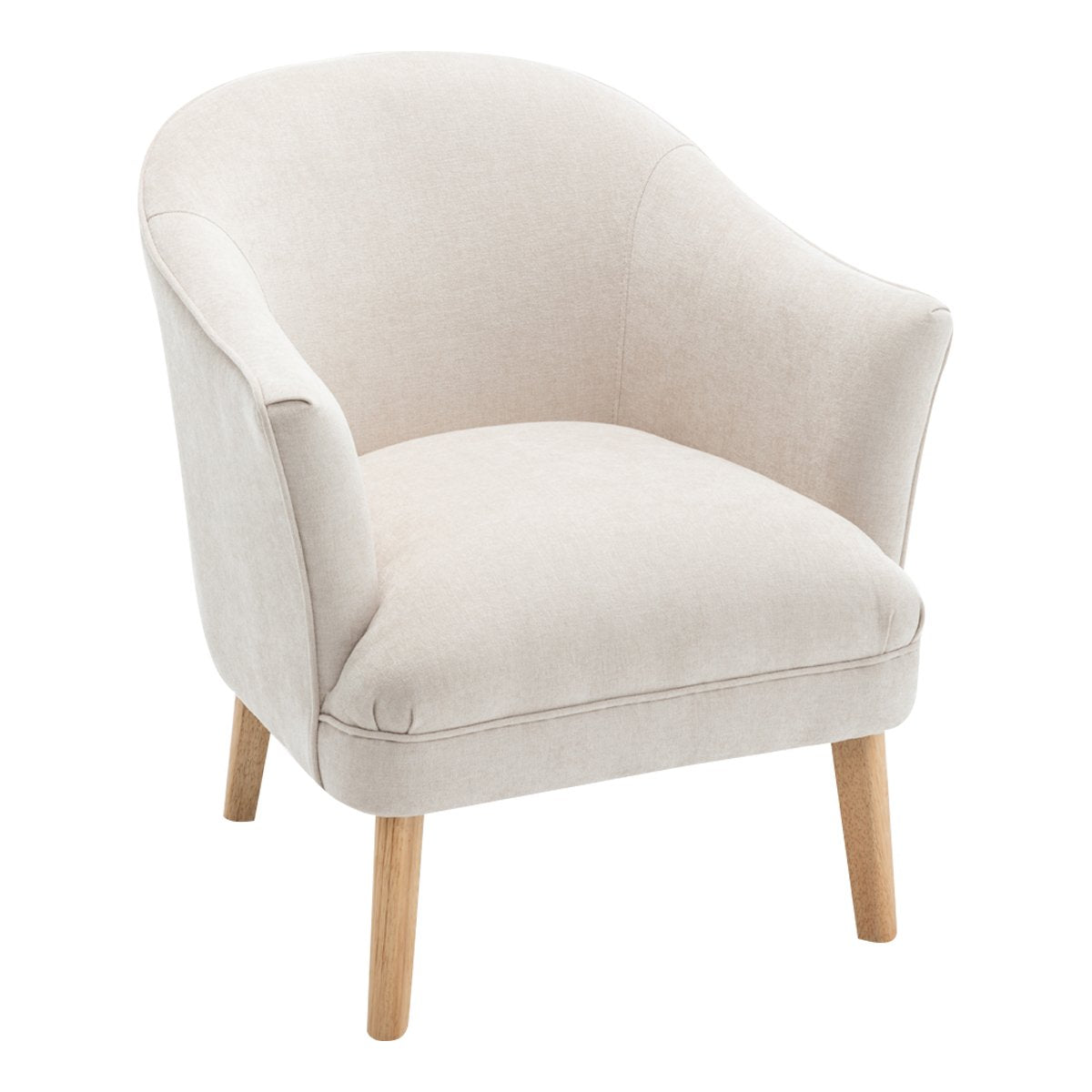 Elsa Arm Chair - Cream Chenille