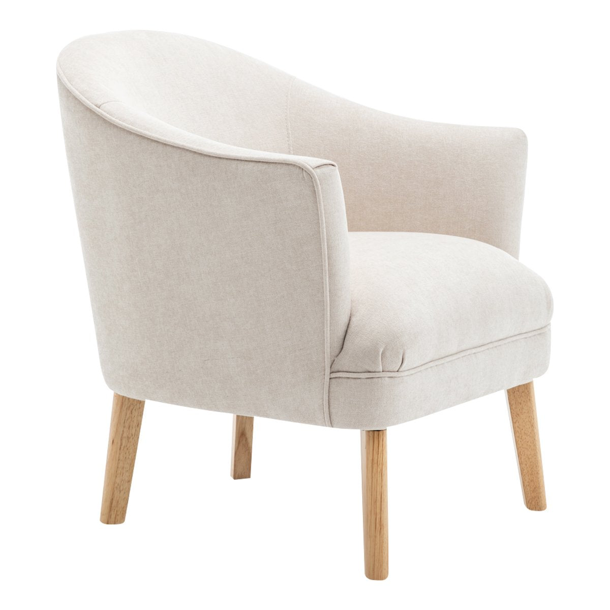 Elsa Occasional Chair - Cream Chenille