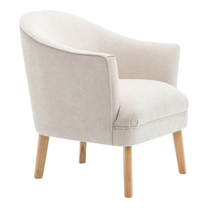 Elsa Occasional Chair - Cream Chenille