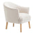 Elsa Occasional Chair - Cream Chenille