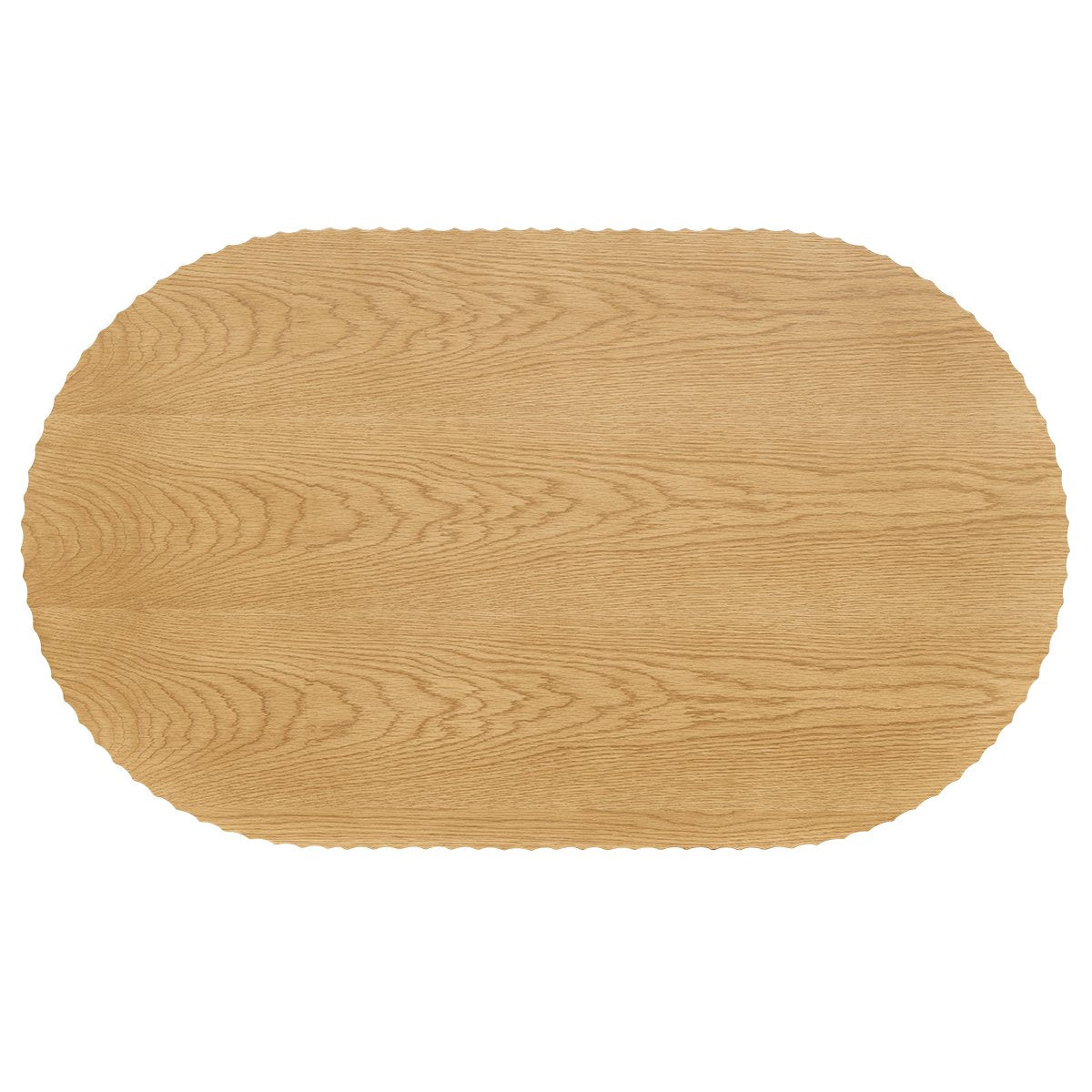 Avery Oval Coffee Table - Natural Oak