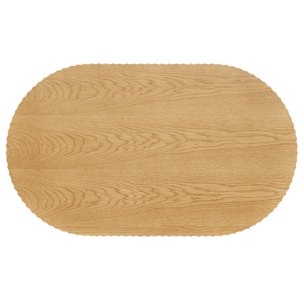 Avery Oval Coffee Table - Natural Oak