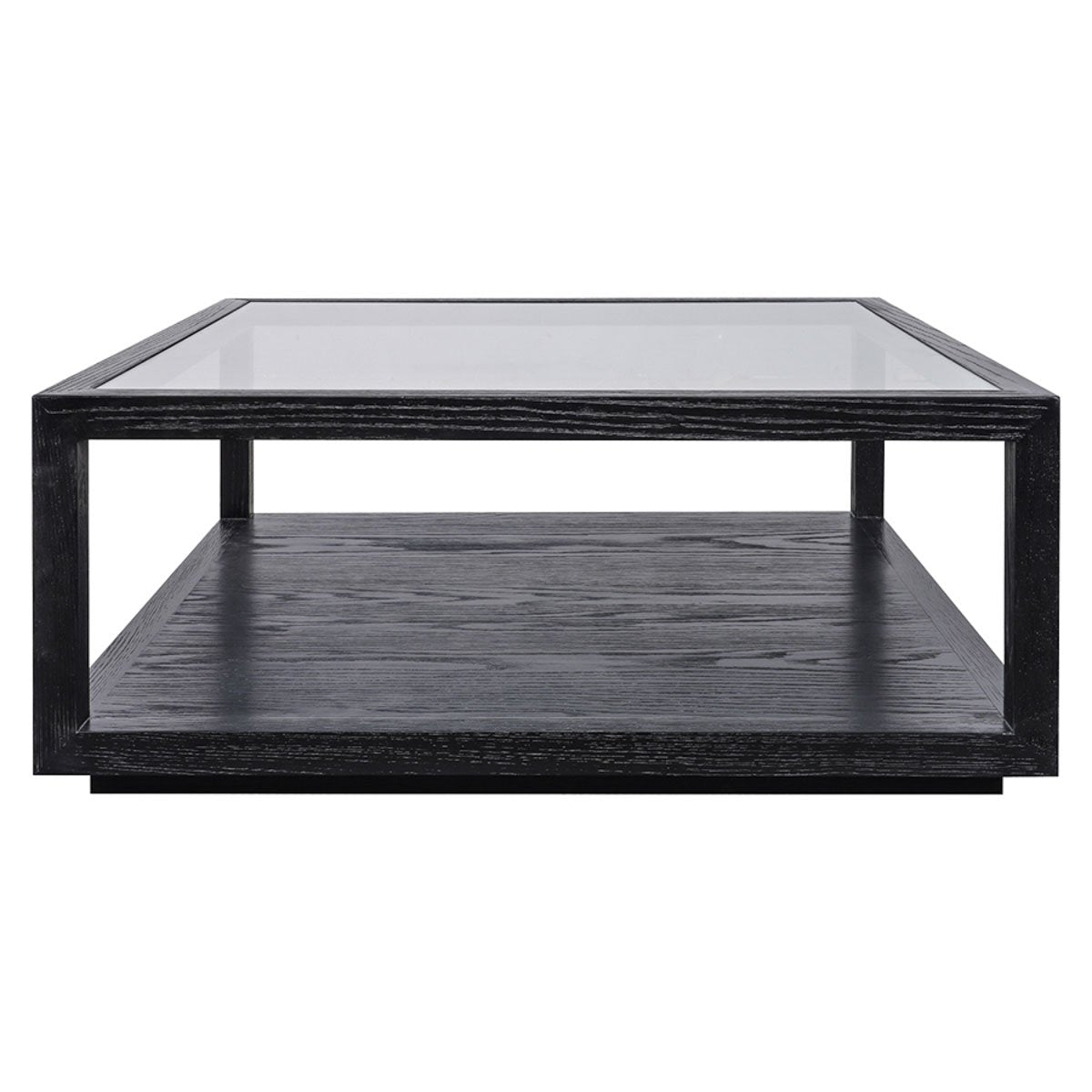 Sadie Oak Square Coffee Table - Black ** Offline pending re-order