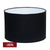 Larissa Drum Shade - Medium Black