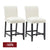 Christie Kitchen Stool Set of 2 - Off White