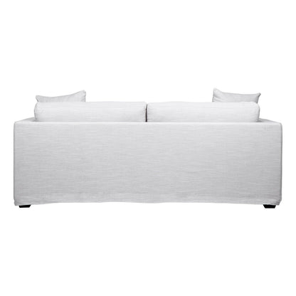 Birkshire 3 Seater Slip Cover Sofa - Grey Linen