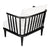 Pavilion Black Arm Chair - White Linen