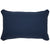 Candace Rectangle Feather Cushion - Chevron Blue Linen