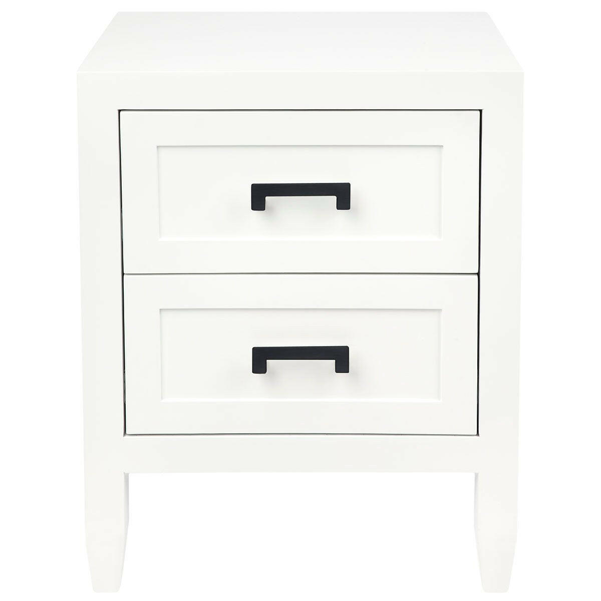 Soloman Bedside Table - Small White