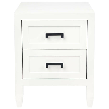 Soloman Bedside Table - Small White