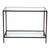 Cocktail Glass Console Table - Small Black