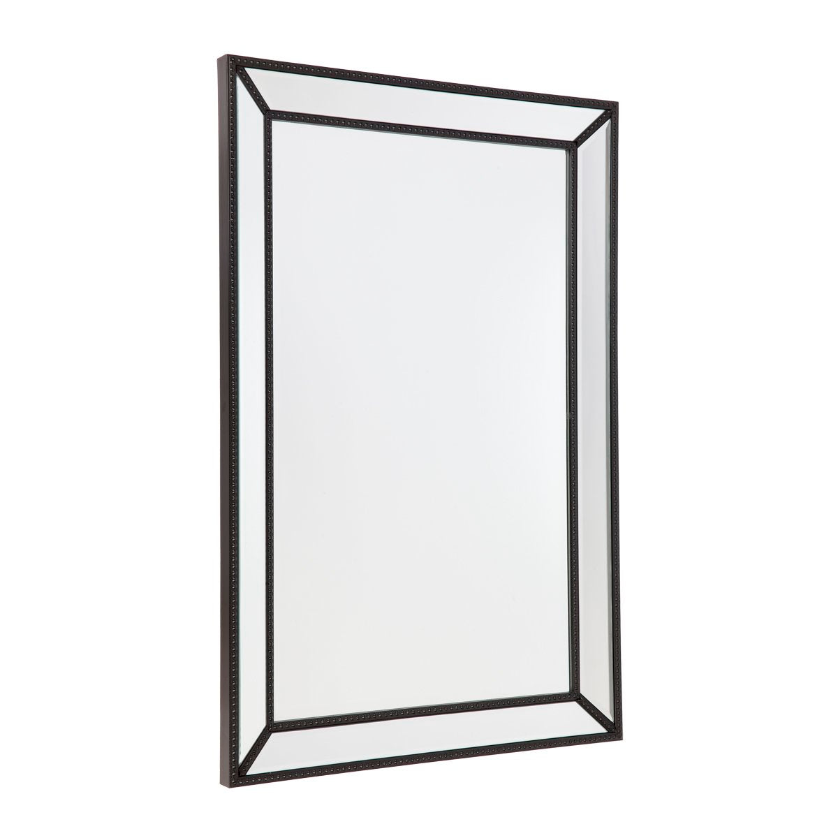 Zeta Wall Mirror - Medium Black