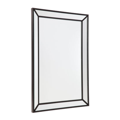 Zeta Wall Mirror - Medium Black