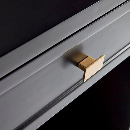 Logan Bedside Table - Small Black
