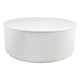 Nomad Round Coffee Table - White