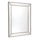 Zeta Wall Mirror - Large Antique Silver