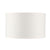 Left Bank Drum Shade - White