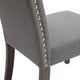Lethbridge Dining Chair Set of 2  - Light Grey