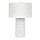 Matisse Table Lamp - White w White Shade