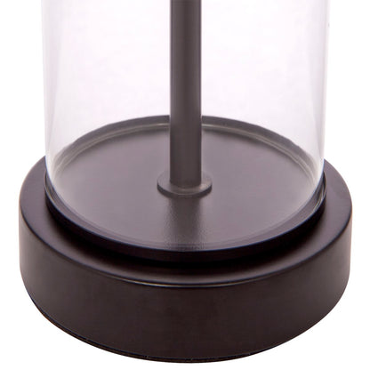 East Side Table Lamp - Black w Black Shade