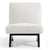 Martyn Slipper Chair - Off White Linen