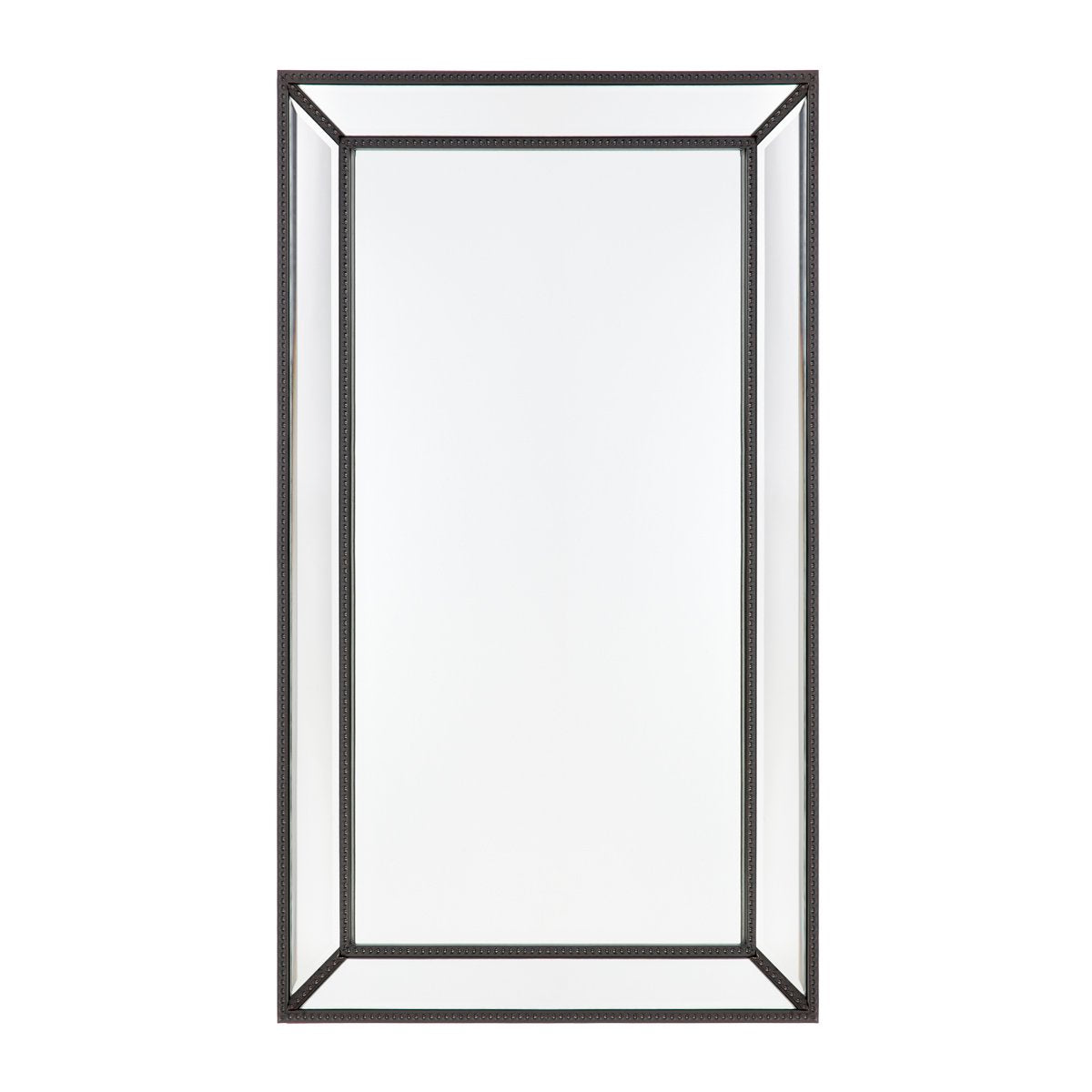 Zeta Wall Mirror - Medium Black